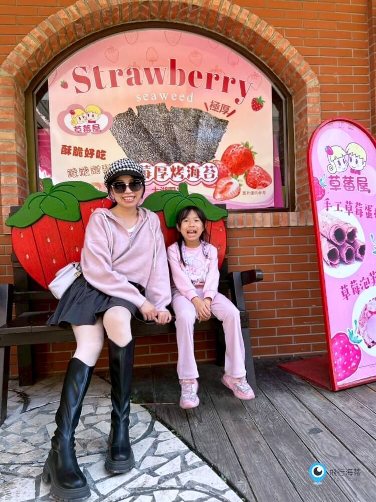苗栗【大湖酒莊】採草莓後的完美中繼站 最愛來喝草莓果汁 拍大草莓全家福