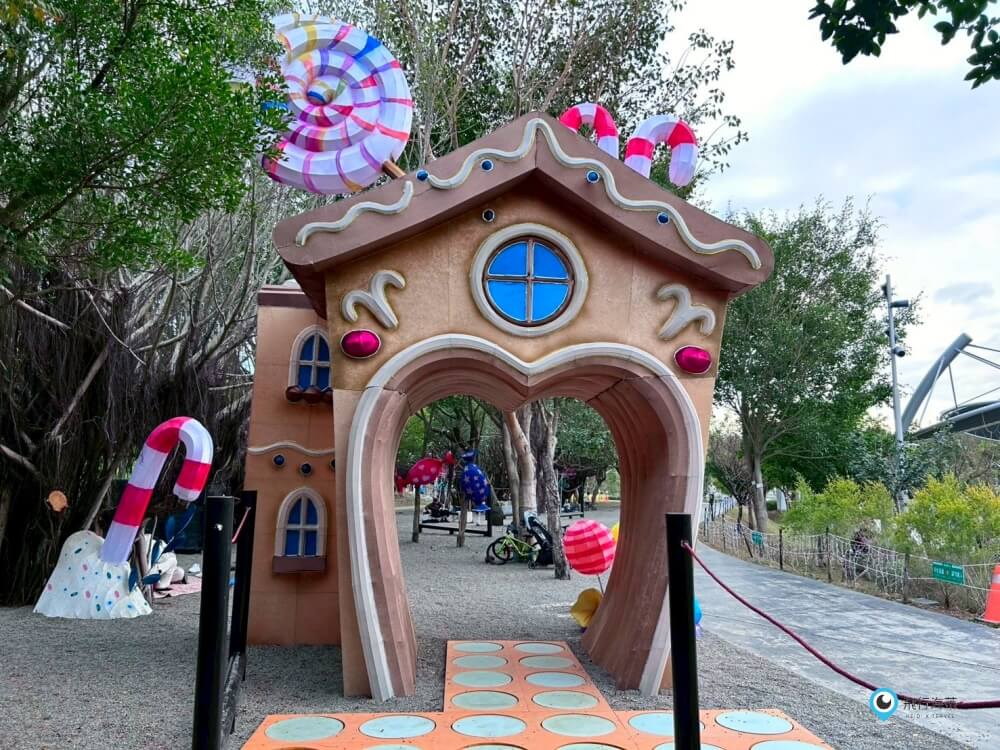 台中中央公園【飛行美樂地】特大飛碟造型溜滑梯攀爬網 滑索好刺激 小小朋友也能玩