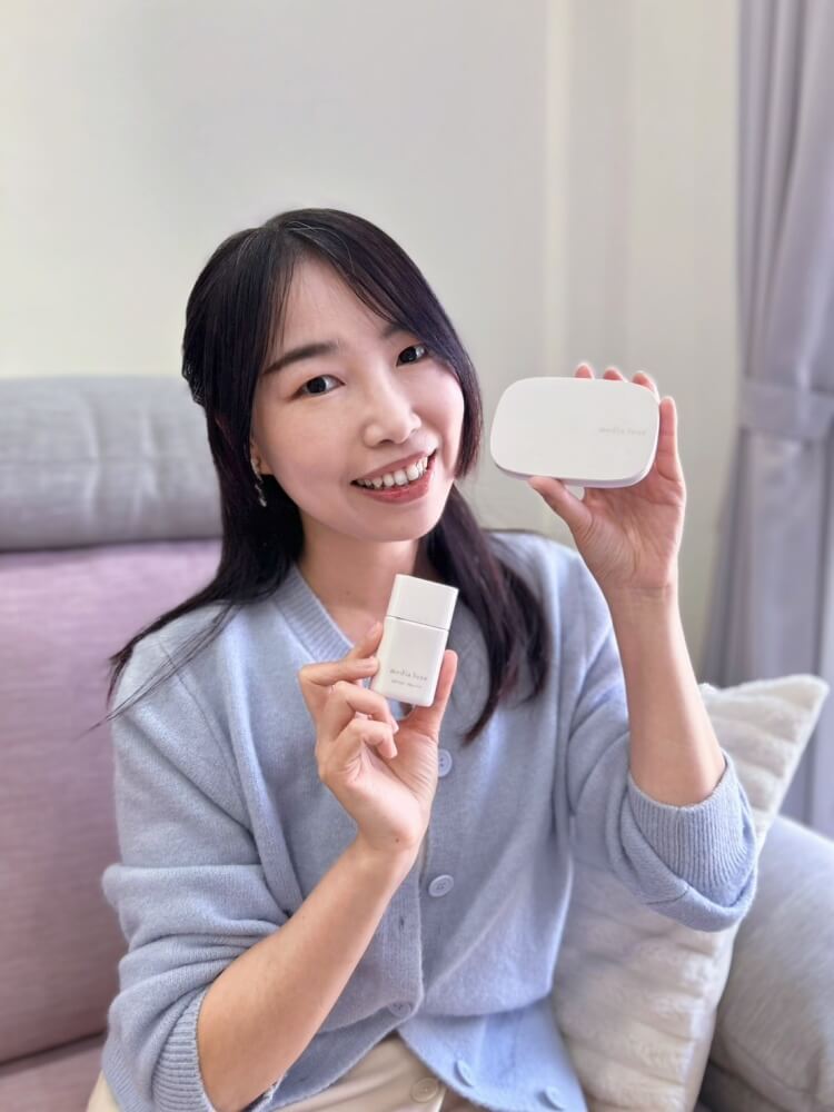 【媚點】雪紡親膚粉餅 柔焦美顏UV妝前乳 打造完美柔焦濾鏡感底妝