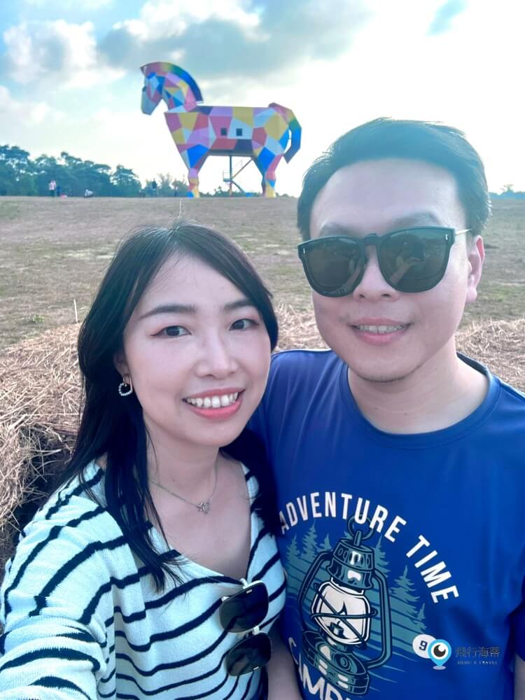 台南【走馬瀨農場】不只露營烤肉 還有彩色滑草區 稻草堆 馬術表演 熱鬧非凡
