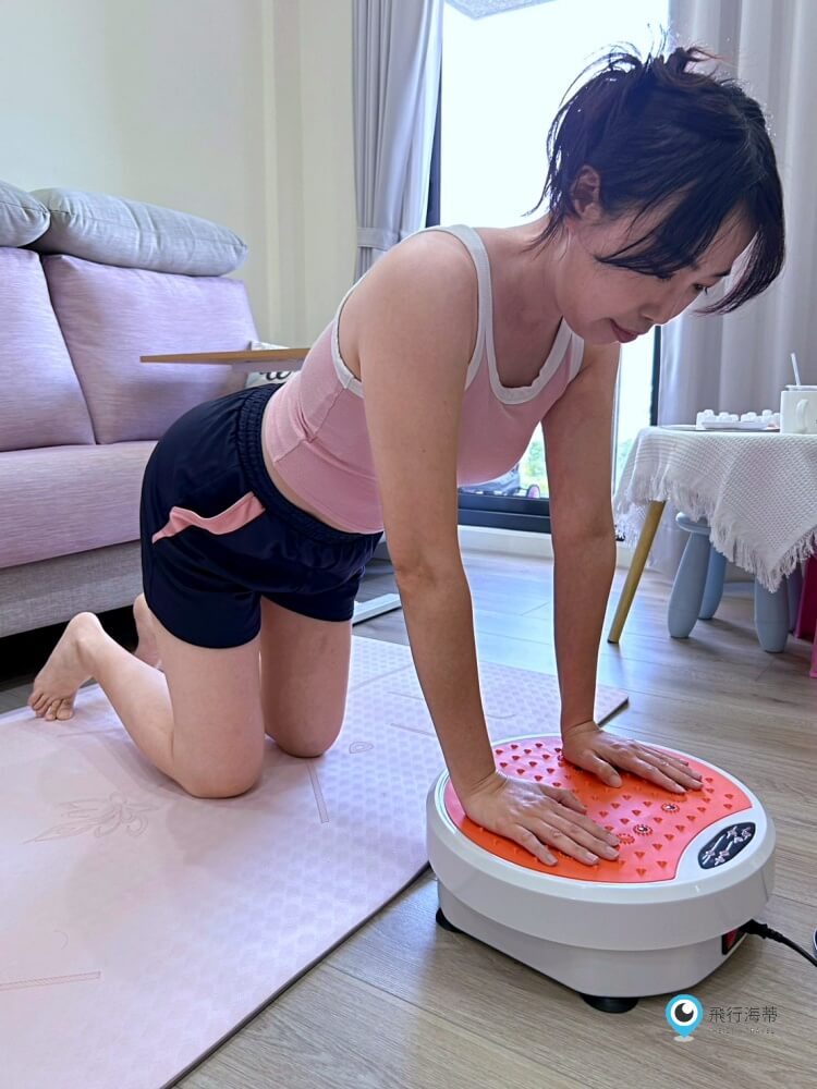 律動機開箱【MRF健身大師】⼩圓⽔平垂直雙律動按摩進階版 懶人運動首選 長輩運動器材推薦